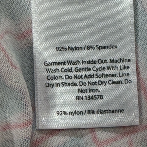 Vineyard Vines Long Sleeve Lattice Knit Print Wrap Dress in Deep Bay Sz S - Picture 10 of 11